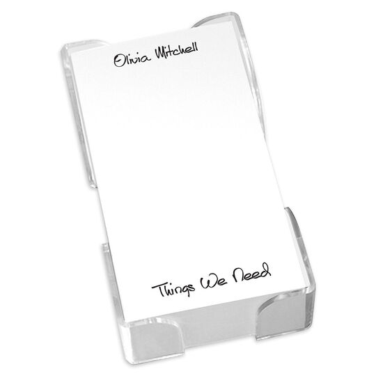 Family List Sheets with Holder